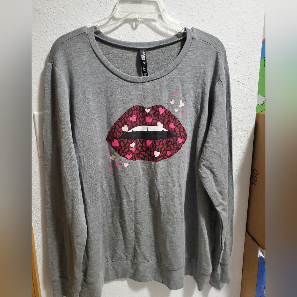 Torrid Lips Sleep Shirt, Torrid Size 1